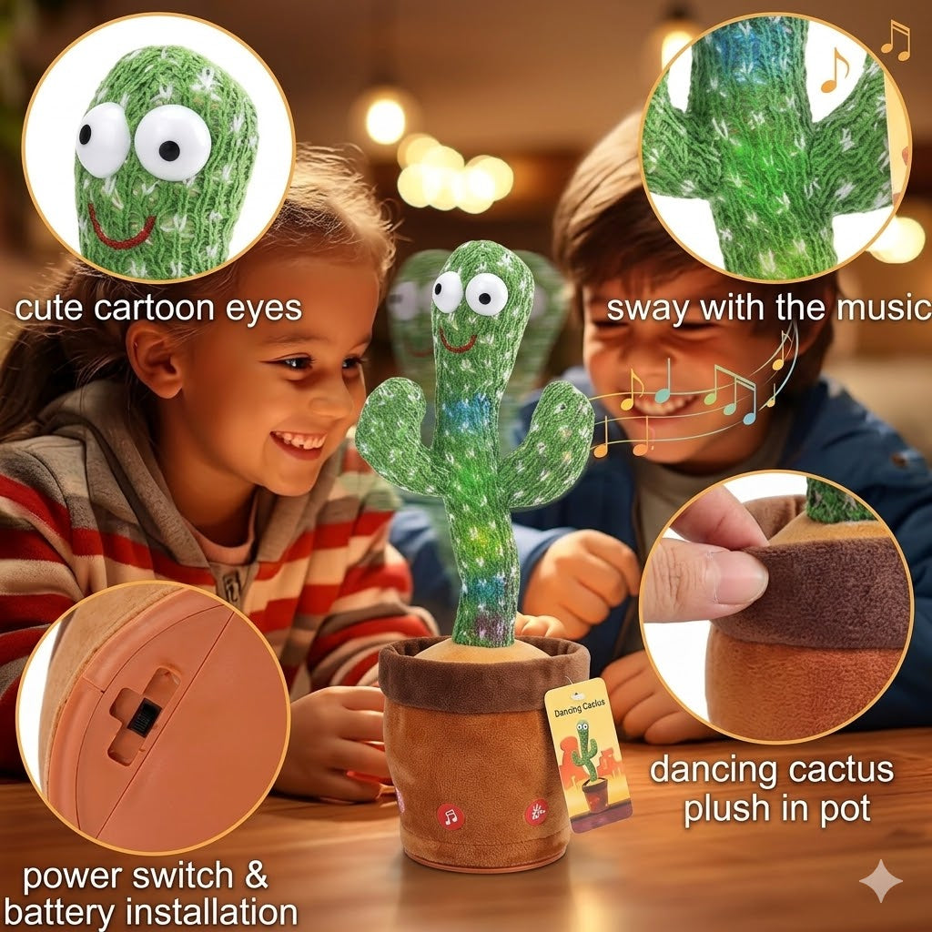 Toys Talking Cactus Baby Toys Dancing Cactus
